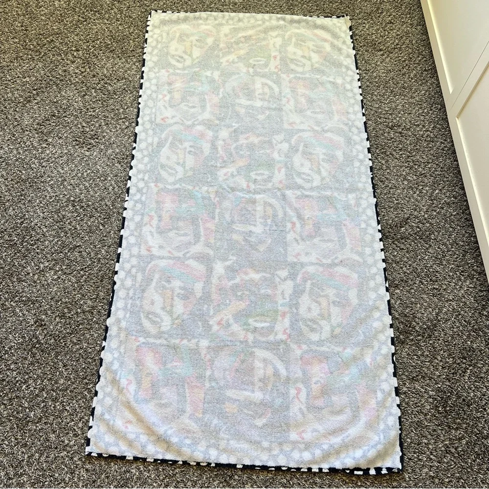 Missoni‎ Pelin Guven Vintage Pop Art Faces Pattern Bath Towel